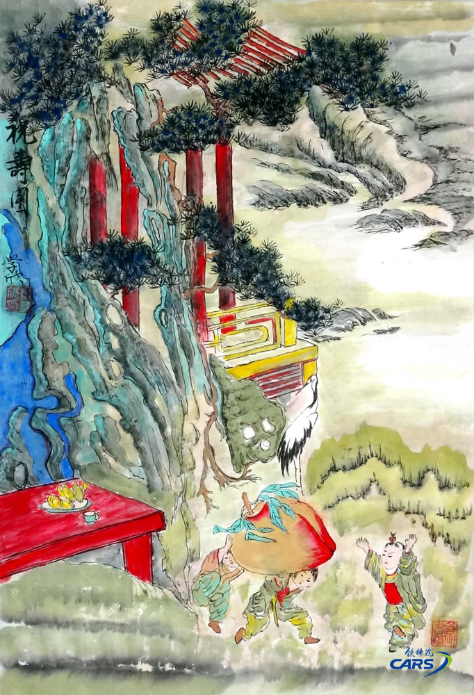 彭學(xué)欣-1-祝壽圖