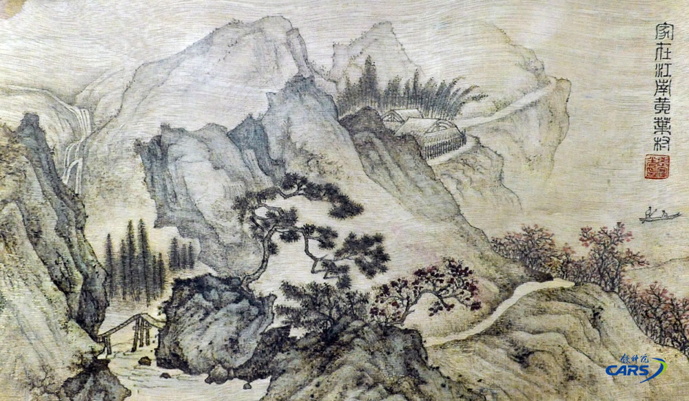 張寶光-1-烙畫：家在江南黃葉村（獲院第二屆藝術(shù)節(jié)三等獎）