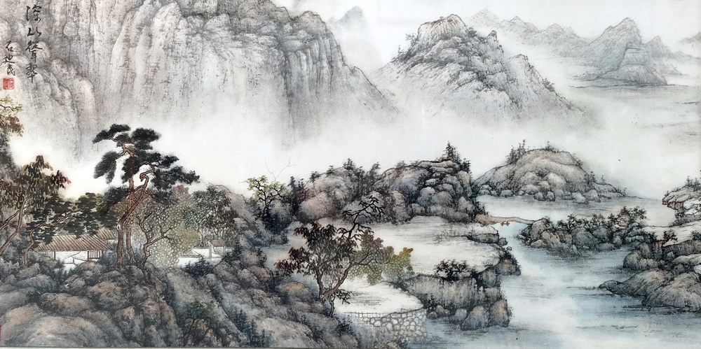 石迪民-2-深山聳翠